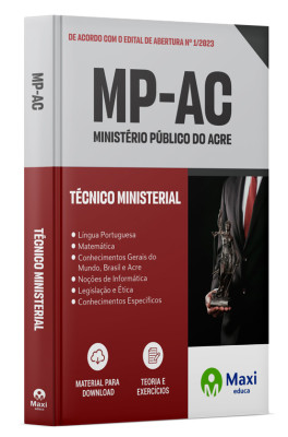Apostila MP-AC 2023 - Técnico Ministerial