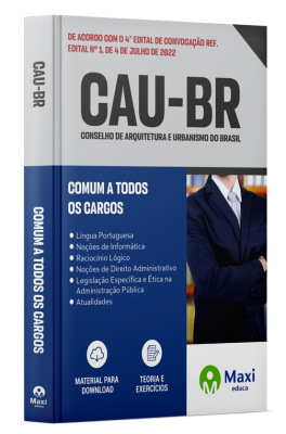 Apostila CAU BR 2023 - Comum a todos os cargos