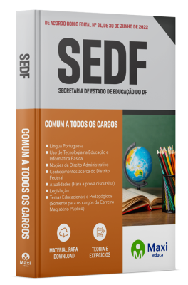 Apostila SEDF - 2023 - Comum a todos os cargos Educacionais