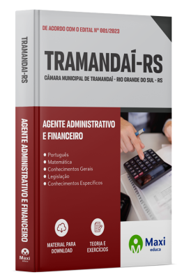 Apostila Câmara de Tramandaí - RS - 2023 - Agente Administrativo e Financeiro