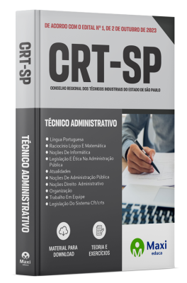 Apostila CRT-SP - 2023 - Técnico administrativo