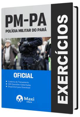Caderno de Questões PM-PA - 2023 - 500 questões gabaritadas - Praticando - Oficial