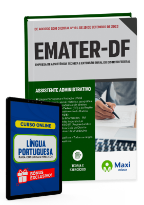 Apostila EMATER-DF - 2023 - Assistente Administrativo