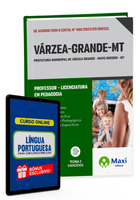 Apostila Prefeitura de Várzea Grande - MT - 2023 - Professor – Licenciatura em Pedagogia