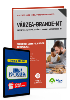Apostila Prefeitura de Várzea Grande - MT - 2023 - Técnico de Desenvolvimento Educacional: Técnico de Desenvolvimento Infantil, Técnico de Desenvolvimento Educacional Especializado