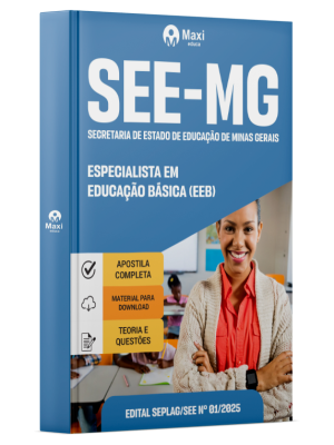Apostila SEE-MG - Secretaria de Estado de Educação de Minas Gerais - 2025 - Especialista Em Educação Básica (EEB)