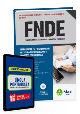 Apostila FNDE - 2023 - Especialista em Financiamento e Execução de Programas e Projetos Educacionais