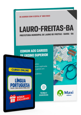 Apostila Prefeitura de Lauro de Freitas - BA - 2023 - Comum aos Cargos de Ensino Superior