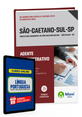 Apostila Prefeitura de São Caetano do Sul - SP - 2023 - Agente Administrativo