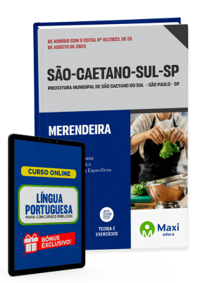 Apostila Prefeitura de São Caetano do Sul - SP - 2023 - Merendeira