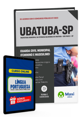 Apostila Prefeitura da Estância Balneária de Ubatuba - SP - 2023 - Guarda Civil Municipal (Feminino e Masculino)