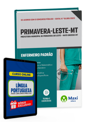 Apostila Prefeitura de Primavera do Leste -MT - 2023 - Enfermeiro Padrão