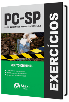 Caderno de Questões PC-SP - 2023 - 400 questões gabaritadas - Praticando - Perito Criminal