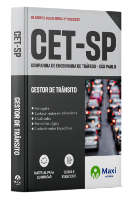 Apostila CET-SP - 2023 - Gestor de Trânsito
