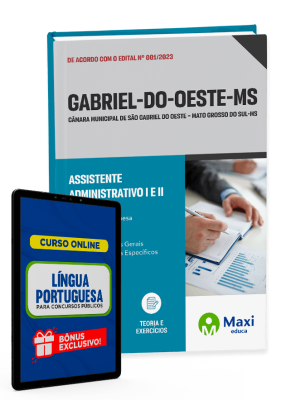 Apostila Câmara Municipal de São Gabriel do Oeste - MS - 2023 - Assistente Administrativo I e II