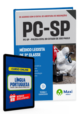 Apostila PC-SP - 2023 - Médico Legista de 3ª Classe