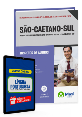 Apostila Prefeitura de São Caetano do Sul -  SP - 2023 - Inspetor de Alunos