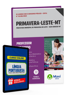 Apostila Prefeitura de Primavera do Leste - MT - 2023 - Professor Pedagogo