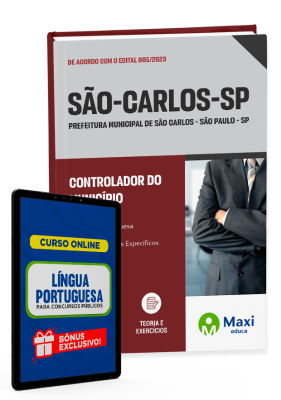 Apostila Prefeitura de São Carlos - SP - 2023 - Controlador do Município