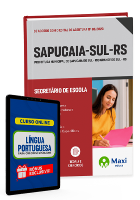 Apostila Prefeitura de Sapucaia do Sul - RS - 2023 - Secretário de Escola