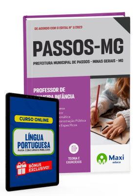Apostila Prefeitura de Passos - MG - 2023 - Professor de Primeira Infância