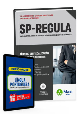 Apostila SP REGULA - 2023 - Técnico em Fiscalização de Serviços Públicos