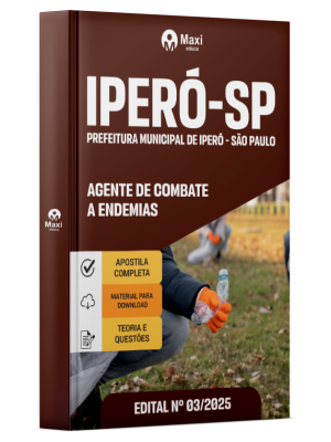 Prefeitura de Iperó - SP - 2025 - Agente de Combate a Endemias