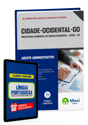 Apostila Prefeitura de Cidade Ocidental - GO - 2023 - Agente Administrativo