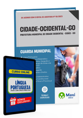 Apostila Prefeitura de Cidade Ocidental - GO - 2023 - Guarda Municipal