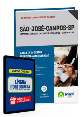 Apostila Prefeitura de São José dos Campos - SP - 2023 - Analista em Gestão Municipal/Administração de empresas