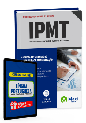 Apostila IPMT  - 2023 - Analista Previdenciário - Especialidade Administração