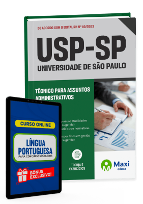 Apostila USP -SP - 2023 - Técnico para Assuntos Administrativos