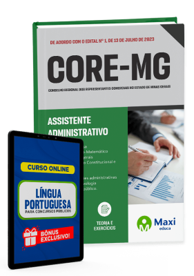 Apostila CORE – MG - 2023 - Assistente Administrativo