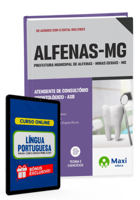 Apostila Prefeitura de Alfenas - MG - 2023 - Atendente de consultório Odontológico - ASB