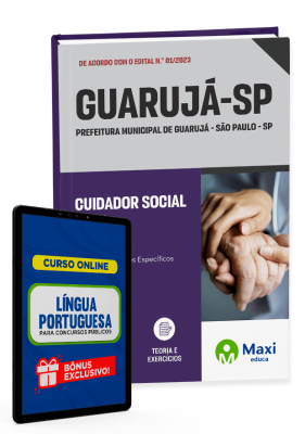 Apostila Prefeitura de Guarujá - SP 2023 - Cuidador Social