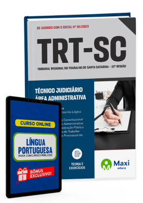 Apostila TRT-SC - 2023 - Técnico judiciário - área administrativa