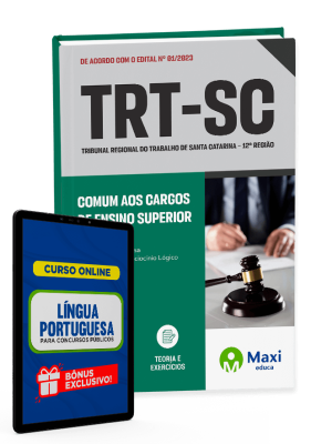 Apostila TRT-SC - 2023 - Comum aos cargos de Ensino Superior