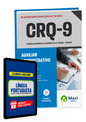 Apostila CRQ 9ª- PR - 2023 - Auxiliar Administrativo