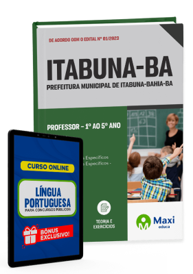 Apostila Prefeitura de Itabuna - BA - 2023 - Professor – 1º ao 5º ano