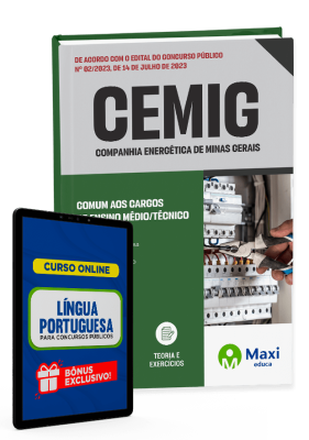 Apostila CEMIG - 2023 - Comum aos Cargos de Ensino Médio/Técnico