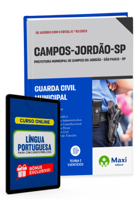 Apostila Prefeitura de Campos do Jordão - SP - 2023 - Guarda Civil Municipal