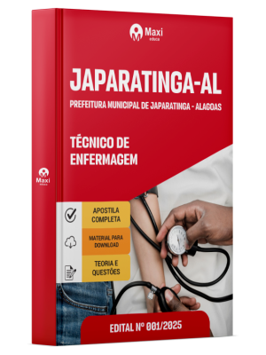 Apostila Prefeitura de Japaratinga- AL - 2025 - Técnico de Enfermagem