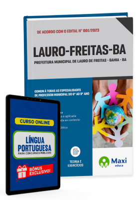 Apostila Prefeitura de Lauro de Freitas  - BA - 2023 - Comum a todas as especialidades de Professor