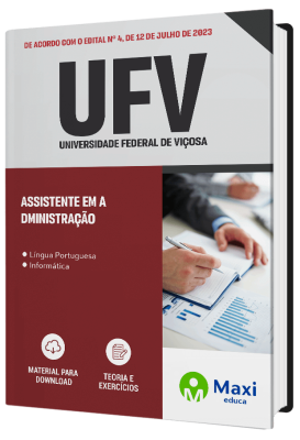 Apostila UFV - Universidade Federal de Viçosa - 2023 - Assistente em Administração