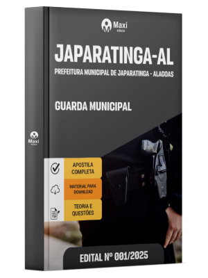 Apostila Prefeitura de Japaratinga- AL - 2025 - Guarda Municipal
