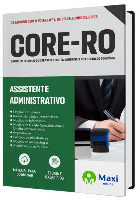 Apostila CORE-RO - 2023 - Assistente Administrativo