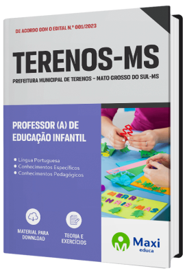 Apostila Prefeitura de Terenos - MS - 2023 - Professor (A) de Educação Infantil