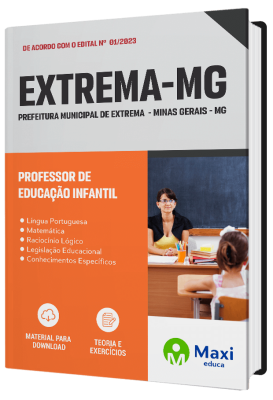Apostila Prefeitura de Extrema - MG - 2023 - Professor de Educação Infantil