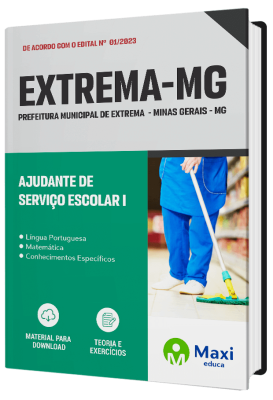 Apostila Prefeitura de Extrema - MG - 2023 - Ajudante de Serviço Escolar I