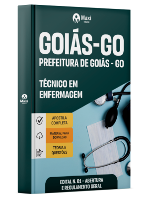 Apostila Prefeitura de Goiás - GO -2025 - Técnico em Enfermagem